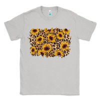 Moon Dust sunflower leopard background Classic Tee - AdoDesignShop
