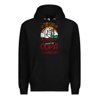 Black Being A Dad Is An Honor Being Papa Is Priceless Premium Hoodie - Bettercallsaul