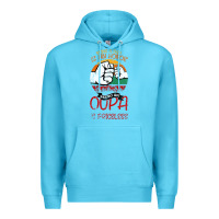Ocean Blue Being A Dad Is An Honor Being Papa Is Priceless Premium Hoodie - Bettercallsaul
