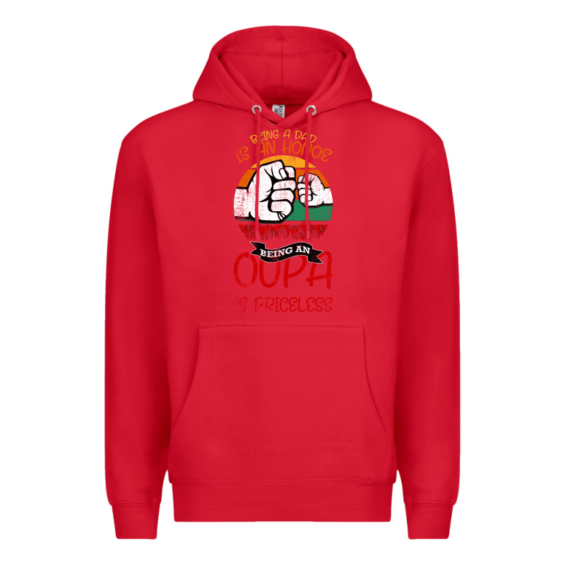 Being A Dad Is An Honor Being Papa Is Priceless Premium Hoodie by Bettercallsaul | Teevron