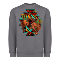 Storm aztec rodeo cowboy christmas Heavyweight Sweatshirt - JahusDesignShop