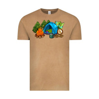 Vintage Camel camp in the woods Vintage Tee - AdoDesignShop
