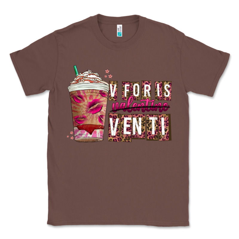V For Is Valentine Venti Classic Tee by CowhideDigitalArt | Teevron