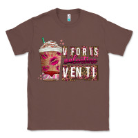 Chestnut V For is Valentine Venti Classic Tee - CowhideDigitalArt