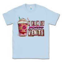 Dusty Blue V For is Valentine Venti Classic Tee - CowhideDigitalArt