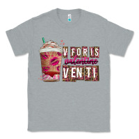 Heather Grey V For is Valentine Venti Classic Tee - CowhideDigitalArt