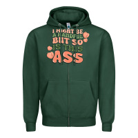 I Might Be A Handful But So Is This Ass Zipper Hoodie | Teevron