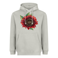 Moon Dust ProCut Red Sunflower Heavyweight Hoodie - LillyAllenDesigns