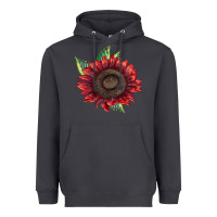 Smoke ProCut Red Sunflower Heavyweight Hoodie - LillyAllenDesigns