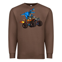 Chestnut monster truck and  t rex dinosaur Premium Sweatshirt - Artiststas