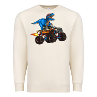 Sandshell monster truck and  t rex dinosaur Premium Sweatshirt - Artiststas