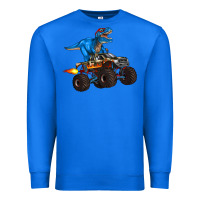 True Royal monster truck and  t rex dinosaur Premium Sweatshirt - Artiststas