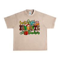 French Oak santa's favorite teacher Urban Heavy Tee - AdoDesignShop