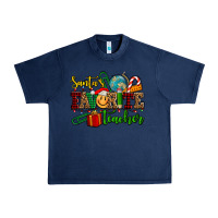 Navy santa's favorite teacher Urban Heavy Tee - AdoDesignShop