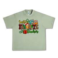 Santa's Favorite Teacher Urban Heavy Tee | Teevron