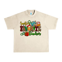 Sandshell santa's favorite teacher Urban Heavy Tee - AdoDesignShop