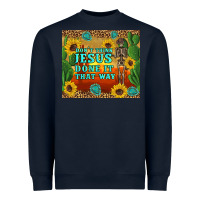 Don't Think Jesus Done It That Way Western Skeleton Cactus Heavyweight Sweatshirt | Teevron