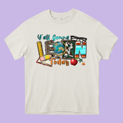 Y'all Gonna Learn Today Heavy Core Tee Designed By Zillion Design Studio