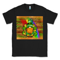 Black st patricks gnomes rainbow Classic Tee - Artiststas