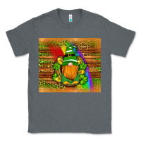 Charcoal Heather st patricks gnomes rainbow Classic Tee - Artiststas