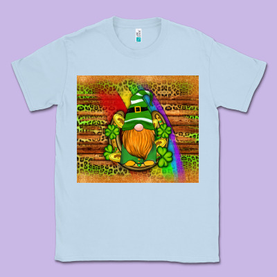 St Patricks Gnomes Rainbow Classic Tee Designed By Artiststas