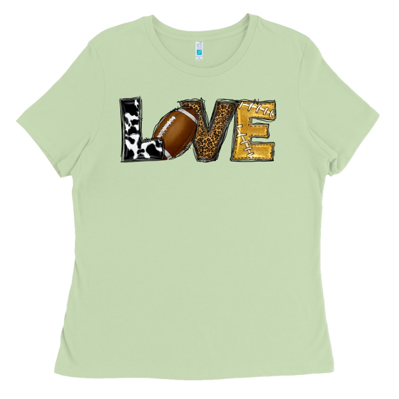 Football Love Ladies Tee by RanaPortraitStore | Teevron