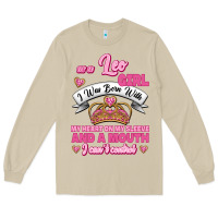 Mushroom As A Leo Girl I Was Born With My Heart On My Sleeve And A Mouth Long Sleeve Tee - Jasminsmagicworld