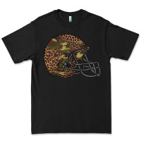 Black American football helmet Premium Tee - BarkalooDesign