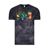 Cloud Black camp coffee cups ado Vintage Tee - AdoDesignShop