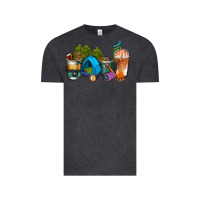 Vintage Black camp coffee cups ado Vintage Tee - AdoDesignShop
