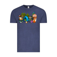 Vintage Denim camp coffee cups ado Vintage Tee - AdoDesignShop