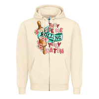 Sandshell they see me rolling they hatin Zipper Hoodie - MaliasSmallBusiness