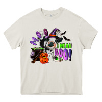 Cream Moo I Mean Boo Baby Cow Heavy Core Tee - RanaPortraitStore