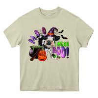 Mossy Moo I Mean Boo Baby Cow Heavy Core Tee - RanaPortraitStore
