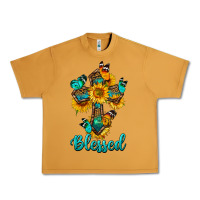 Peanut Butter cross with butterfly blessed Urban Heavy Tee - BundleAndBundleShop