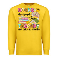 Lemon books are cheaper than therapy and twice as effective Premium Sweatshirt - Artiststas