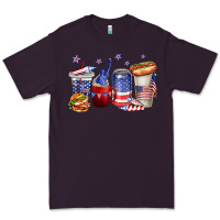 Plum 4th of july coffee cups Premium Tee - texasbilliewilder