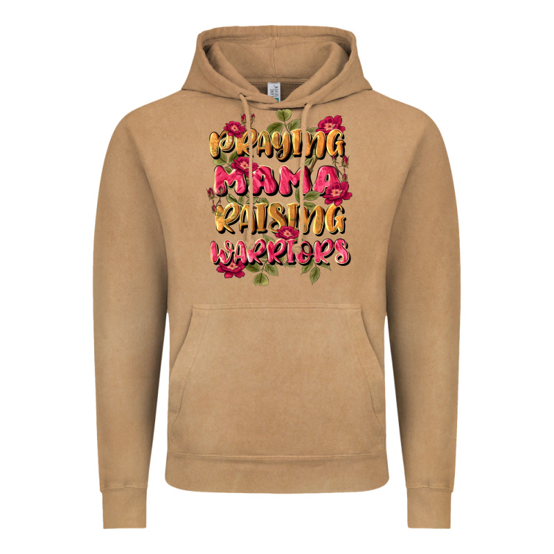 Praying Mama Raising Warriors Vintage Hoodie by JahusDesignShop | Teevron