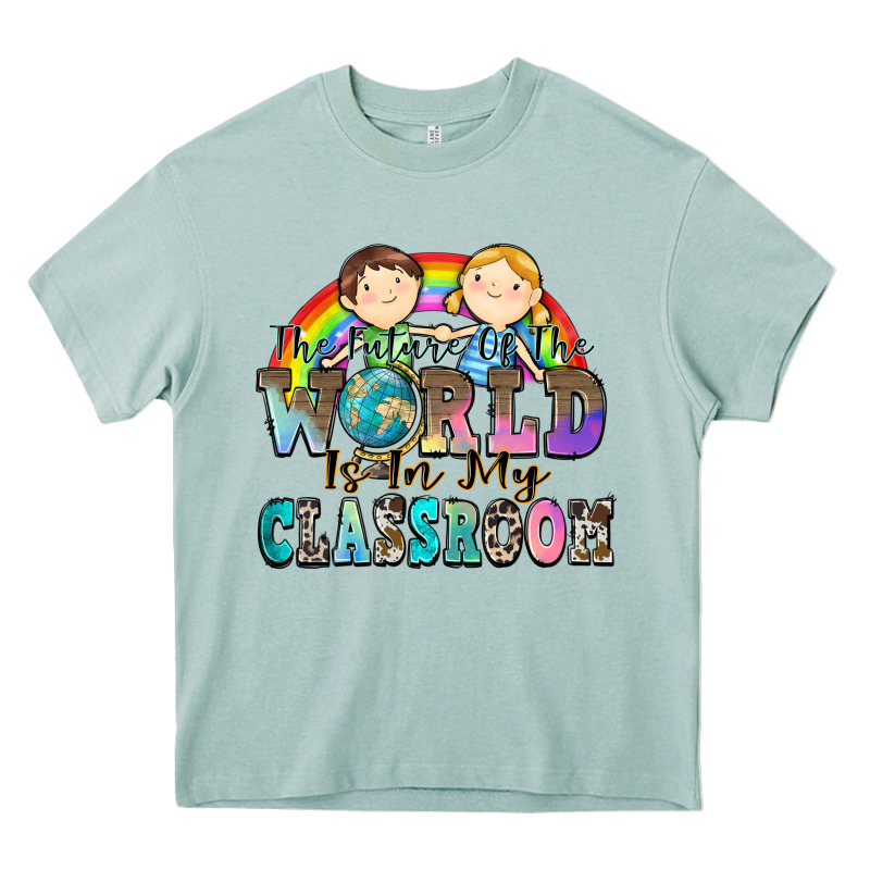 The Future Of The World Is In My Classroom Heavy Core Tee by Zillion Design Studio | Teevron