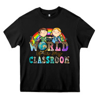 Black the future of the world is in my classroom Heavy Core Tee - Zillion Design Studio