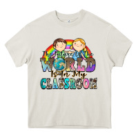 Cream the future of the world is in my classroom Heavy Core Tee - Zillion Design Studio
