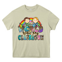 Mossy the future of the world is in my classroom Heavy Core Tee - Zillion Design Studio