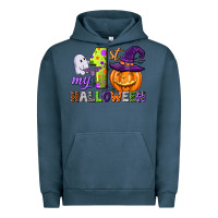 Pigment Midnight Navy my first halloween Urban Hoodie - CowGirlArtShop