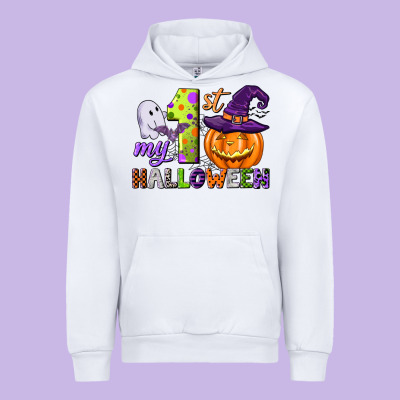 My First Halloween Urban Hoodie Designed By Cowgirlartshop