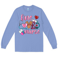 Colony Blue one loved nurse Long Sleeve Tee - BarkalooDesign