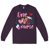Plum one loved nurse Long Sleeve Tee - BarkalooDesign