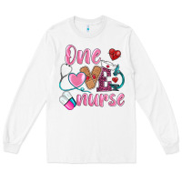 White one loved nurse Long Sleeve Tee - BarkalooDesign