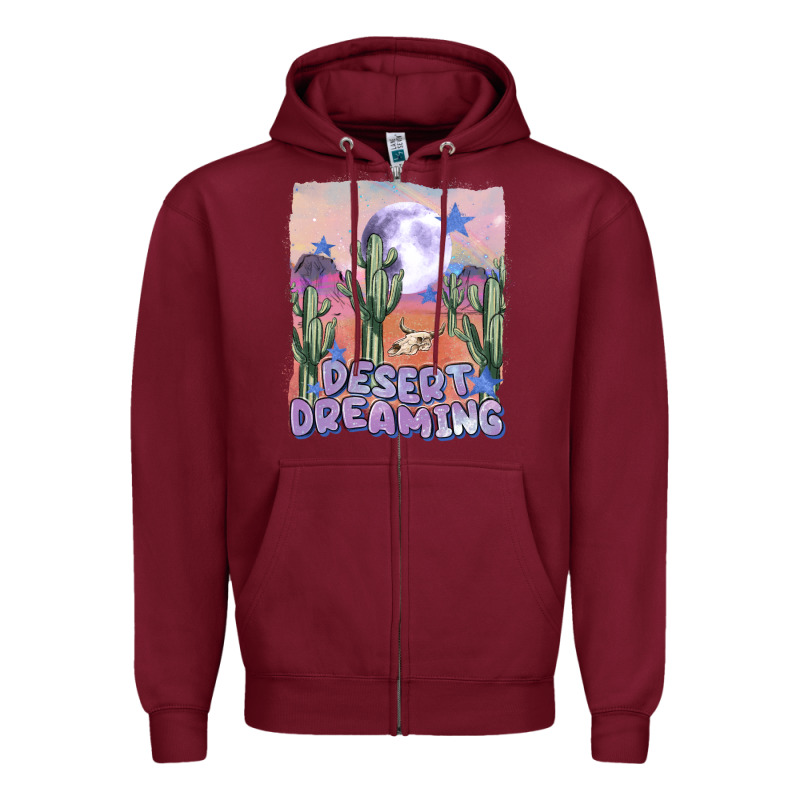 Desert Dreaming Zipper Hoodie by MaliasSmallBusiness | Teevron