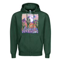 Sports Green desert dreaming Zipper Hoodie - MaliasSmallBusiness