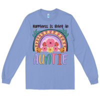 Colony Blue happiness is being an auntie Long Sleeve Tee - JahusDesignShop